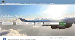 Desktop Screenshot of billig-flieger-vergleich.de