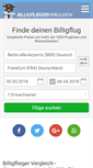 Mobile Screenshot of billig-flieger-vergleich.de